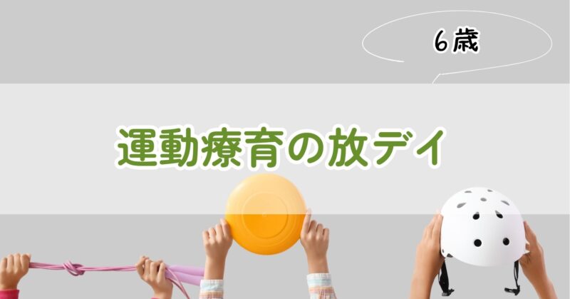運動療育の放課後デイサービス