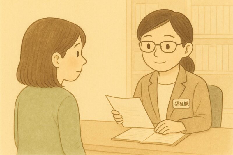 障害福祉課の職員さんから就学相談や学校見学についての説明を受けました